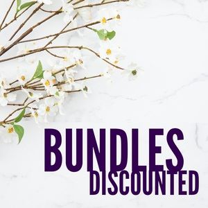 All bundles will be discounted!